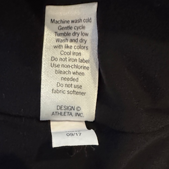 Athleta Black Straight Leg Pants - Picture 4 of 5